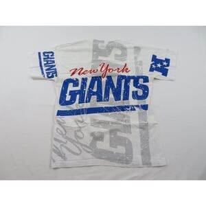 90s New York Giants All-Over-Print T-Shirt, Football Fan Apparel Sz L